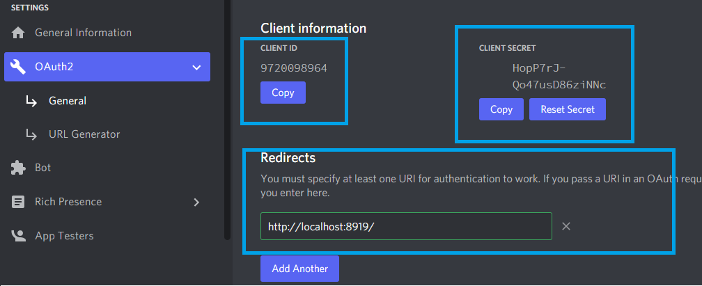 Discord API OAuth and Redirects